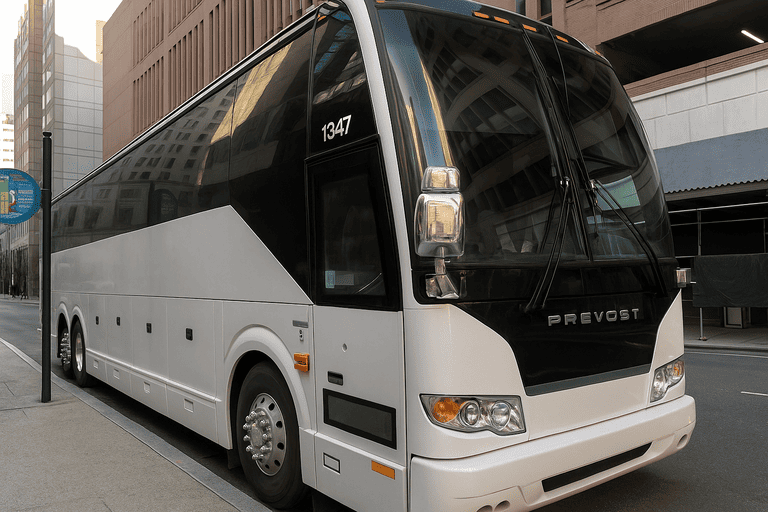 a Flagstaff Minibus Company coach bus