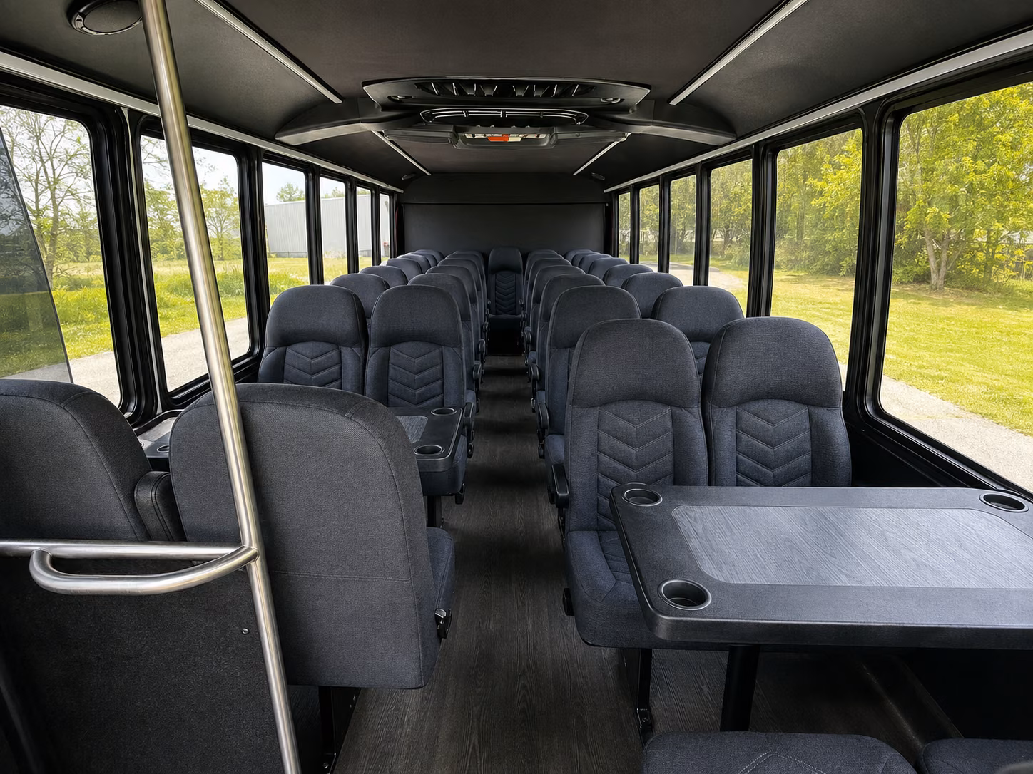 flagstaff 18 passenger minibus inside