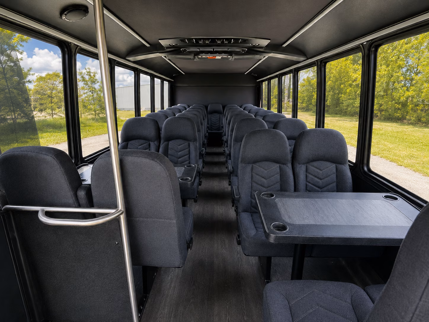 flagstaff 18 passenger minibus interior