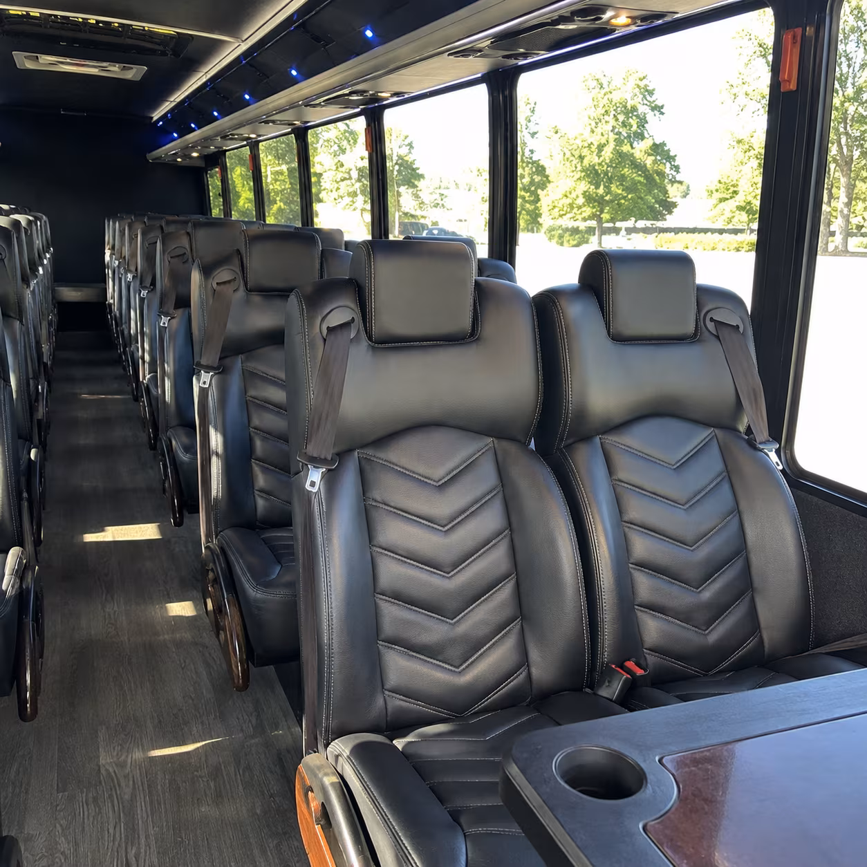 flagstaff 25 passenger minibus inside