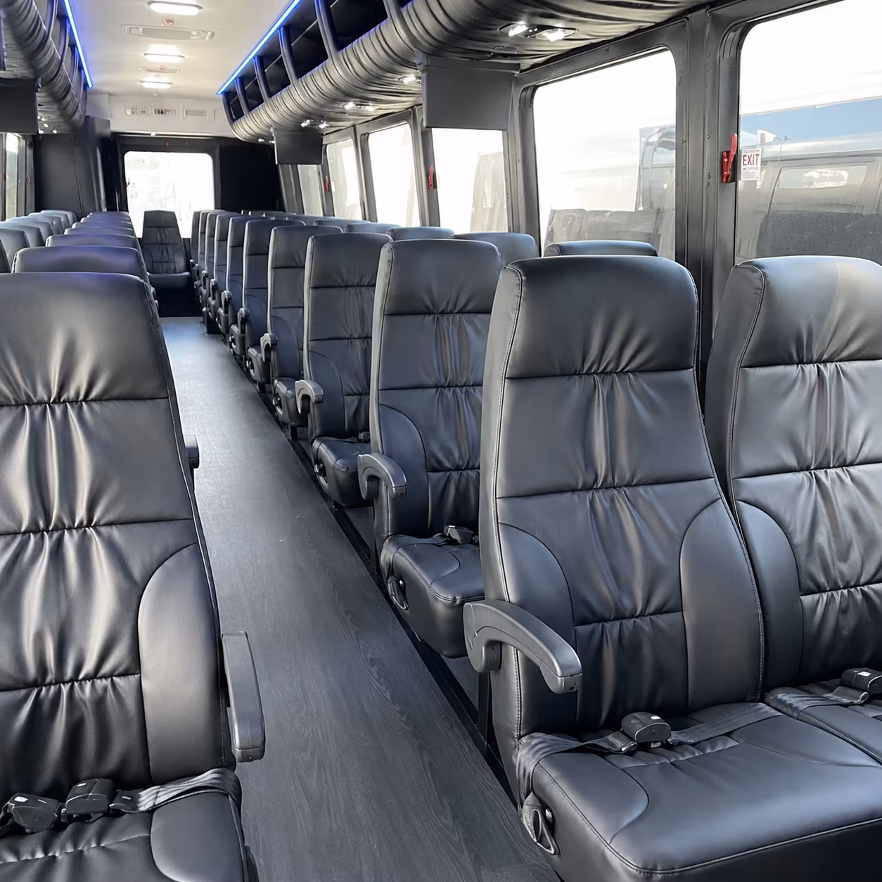 flagstaff 28 passenger minibus interior