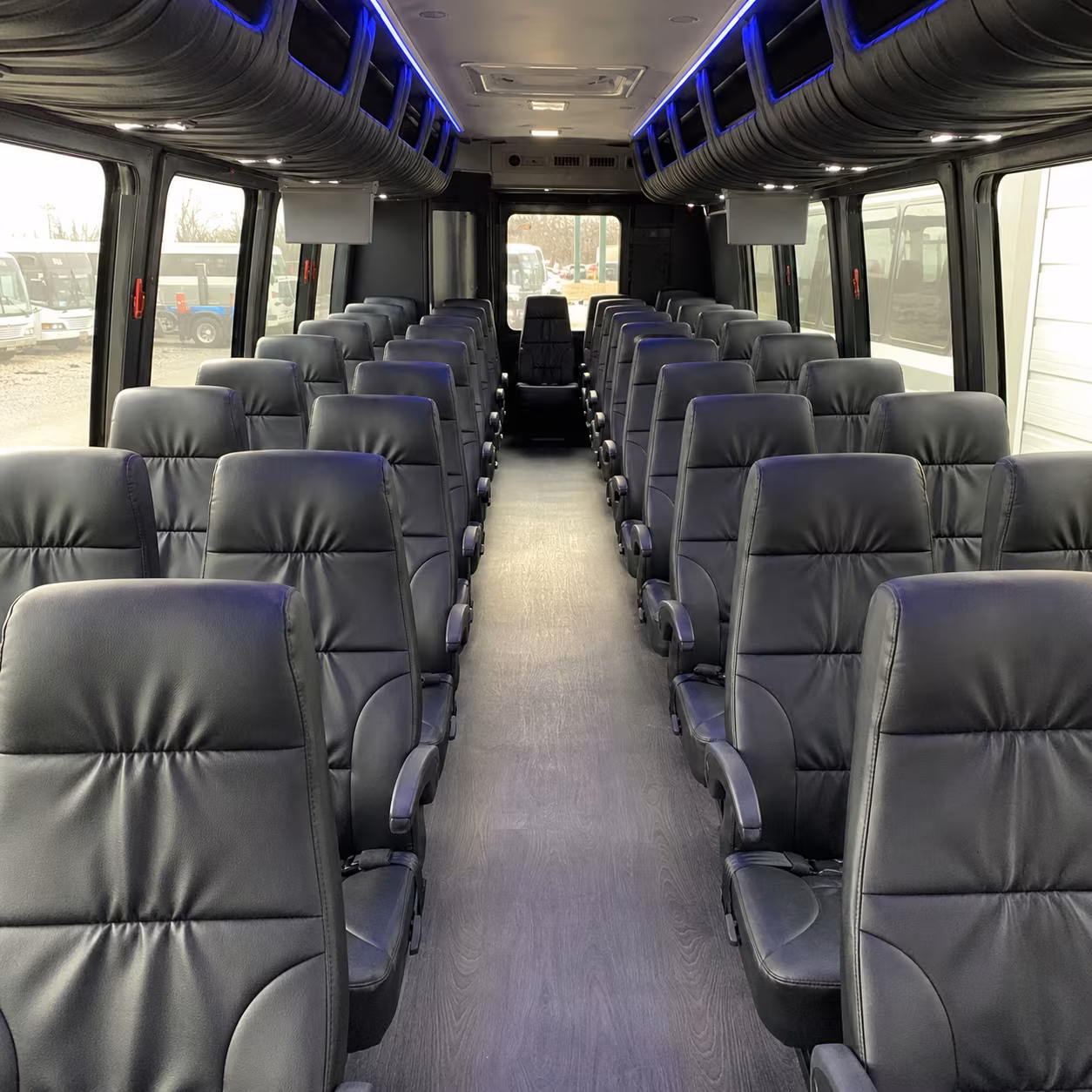 flagstaff 30 passenger minibus inside