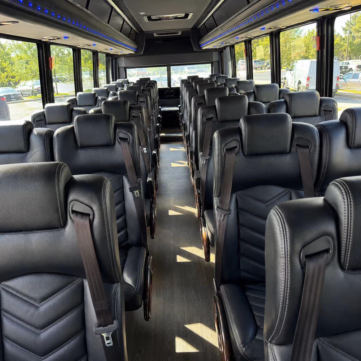 flagstaff 35 passenger minibus inside