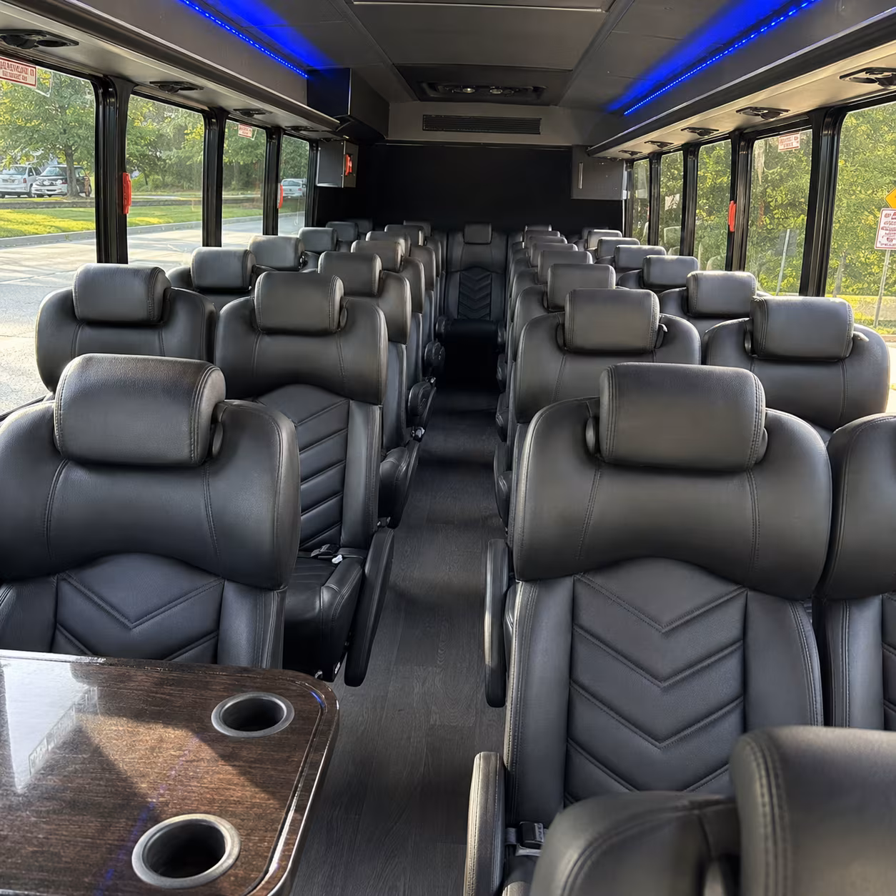 flagstaff 35 passenger minibus interior