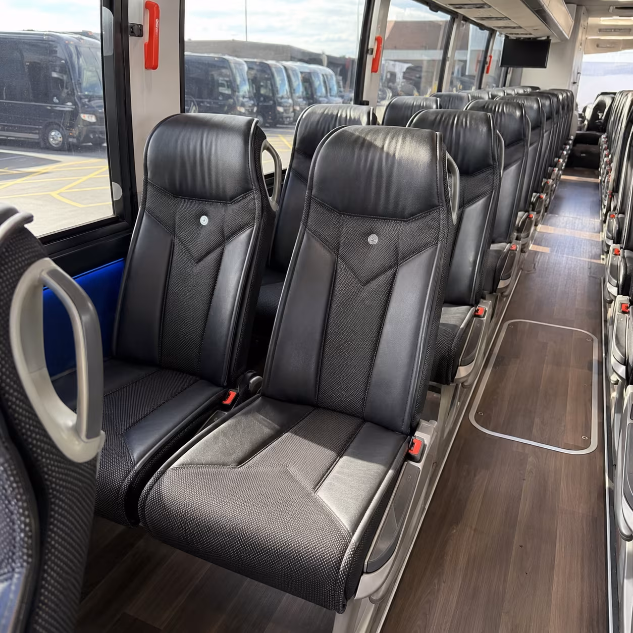 flagstaff 40 passenger charter bus interior