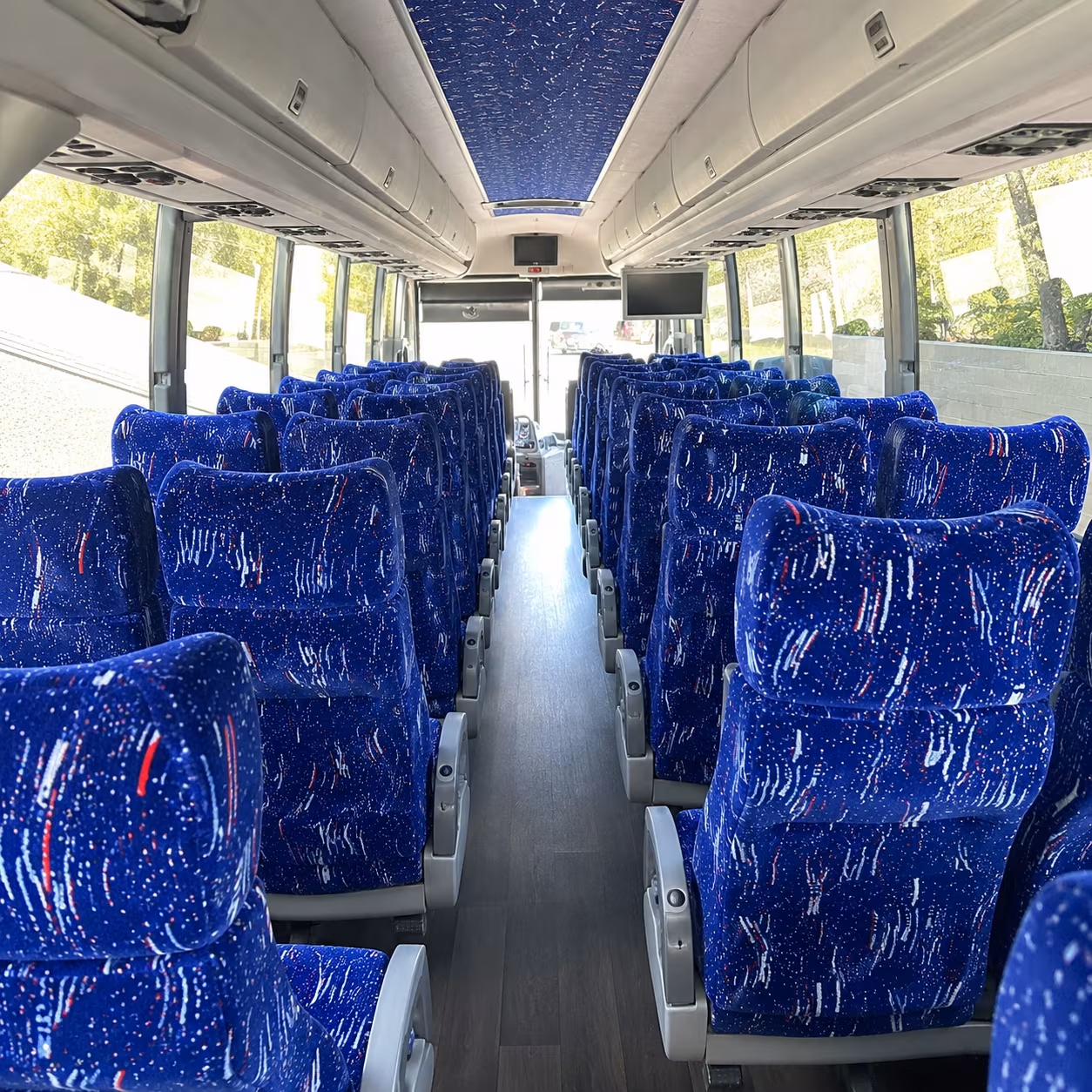 flagstaff 50 passenger charter bus interior