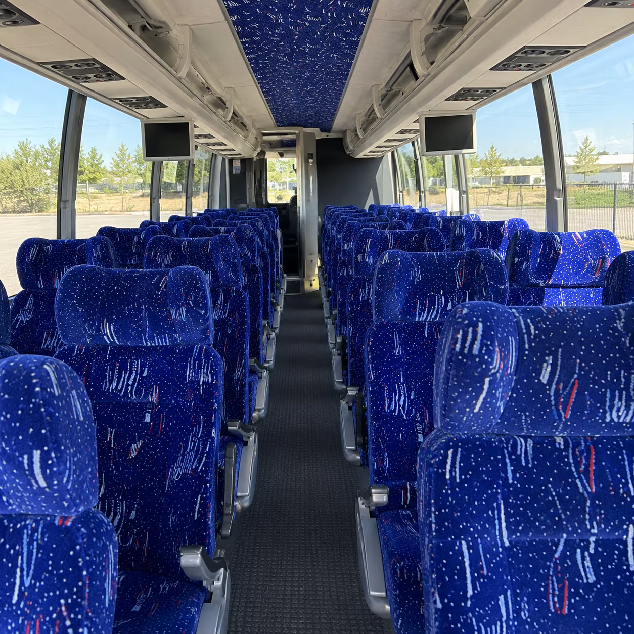 flagstaff 54 passenger charter bus interior