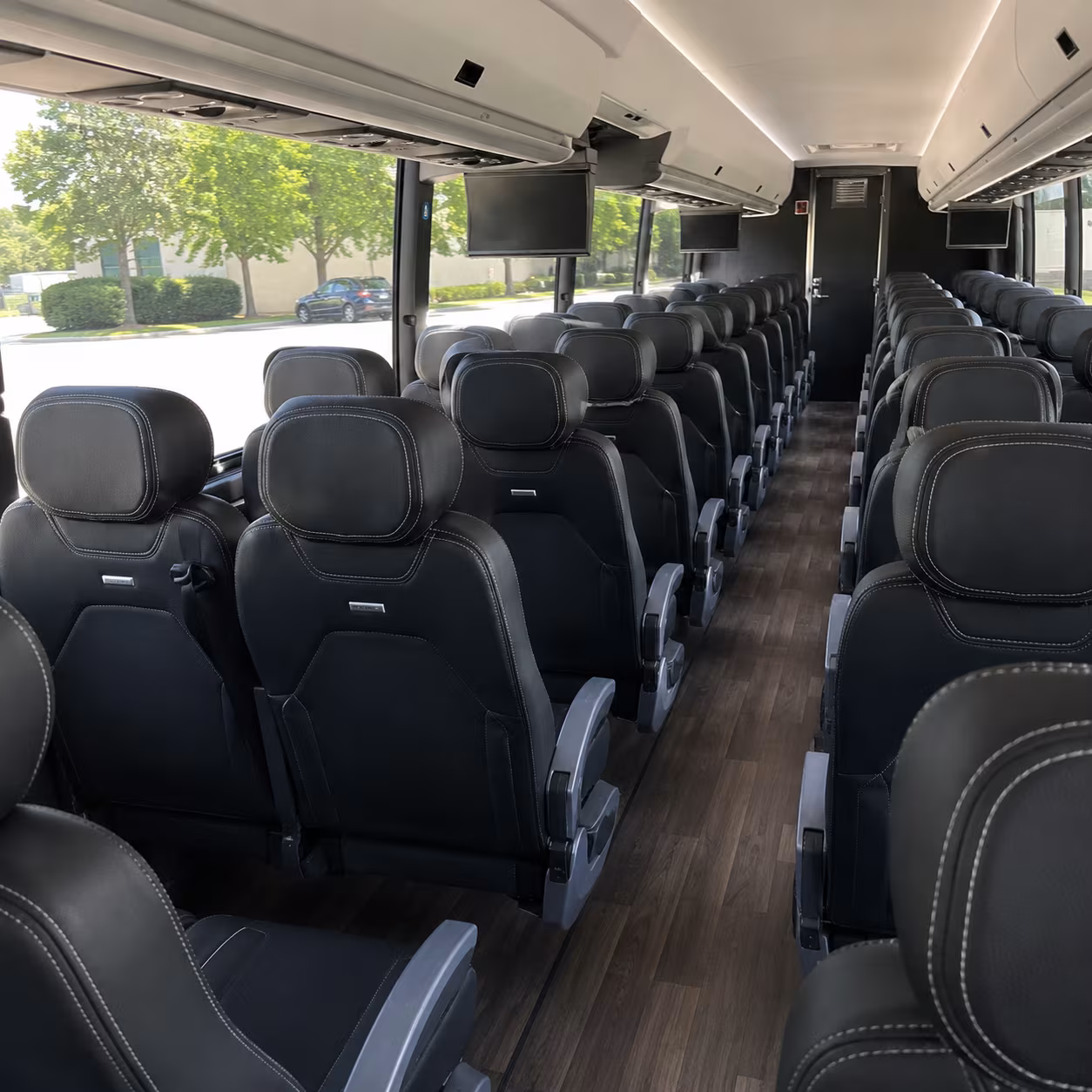flagstaff 56 passenger charter bus interior