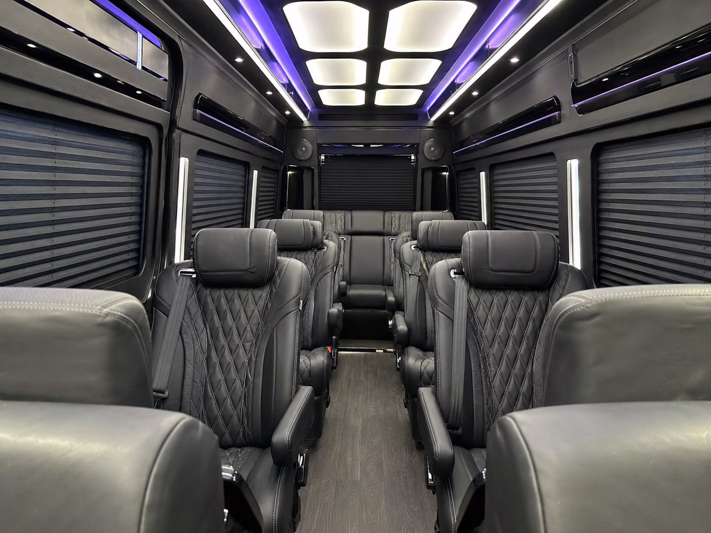 flagstaff sprinter van with driver inside