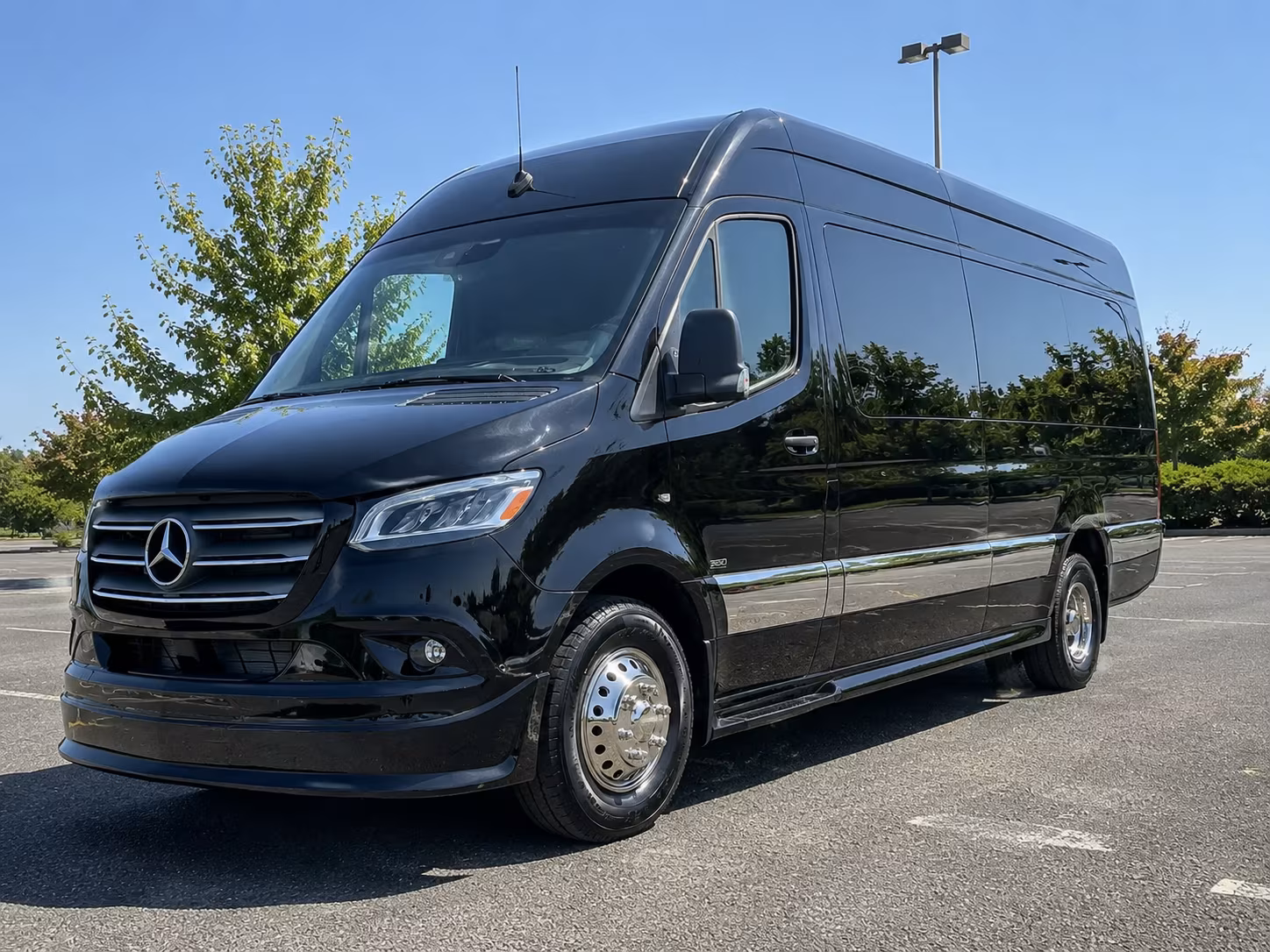 flagstaff sprinter van with driver